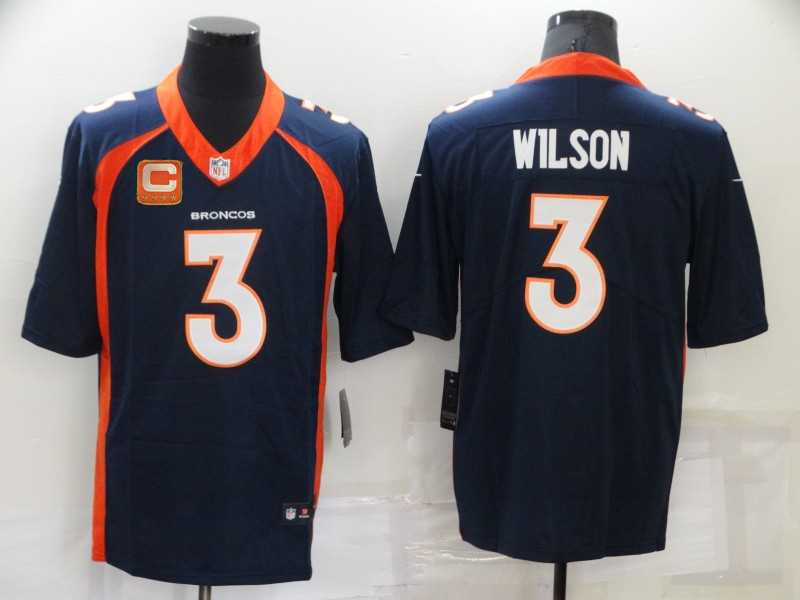 Nike Broncos 3 Russell Wilson Navy C Patch Vapor Untouchable Limited Jersey,We sell and wholesale Nike Broncos 3 Russell Wilson Navy C Patch Vapor Untouchable Limited Jersey on line form chian!